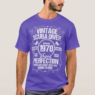 Camiseta Scuba Diving Birthday Idea 1970 Scuba Diver