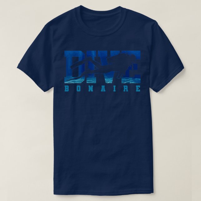 Camiseta Scuba Diving Bonaire Islas del Caribe Souvenir Di (Diseño del anverso)