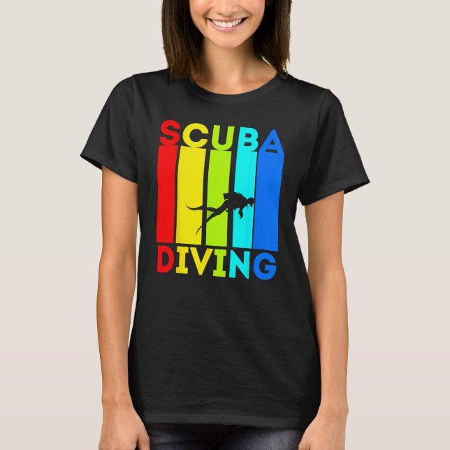 Camiseta Scuba Diving Design Dive Scuba Diver (Anverso)