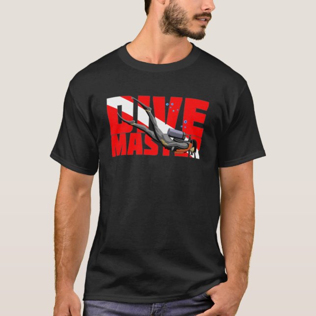 Camiseta Scuba Diving Dive Master (Anverso)