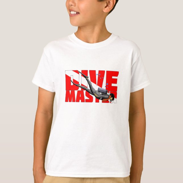 Camiseta Scuba Diving Dive Master (Anverso)