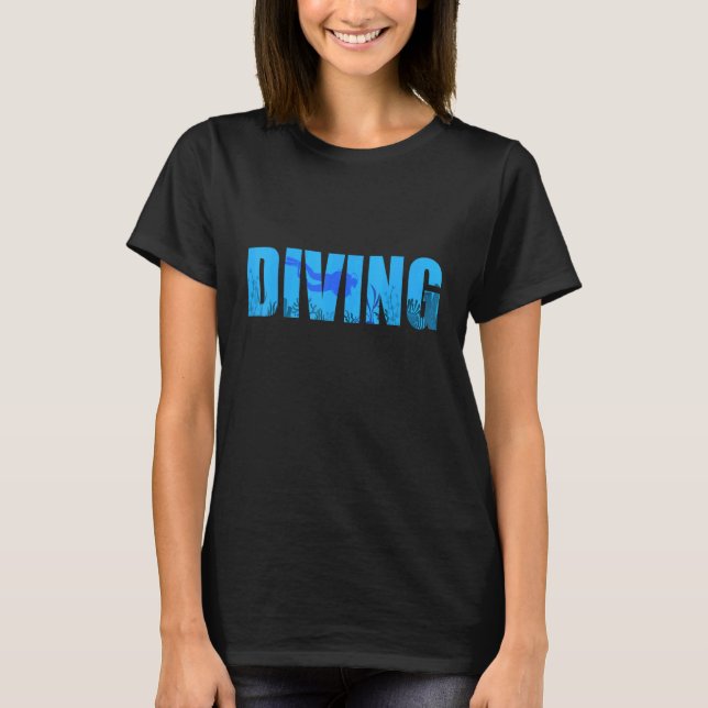 Camiseta Scuba Diving Diver Reef Ocean (Anverso)