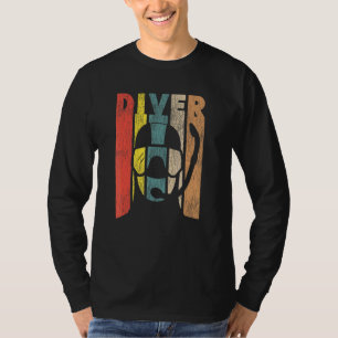 Camiseta Scuba Diving Diver Vintage Retro