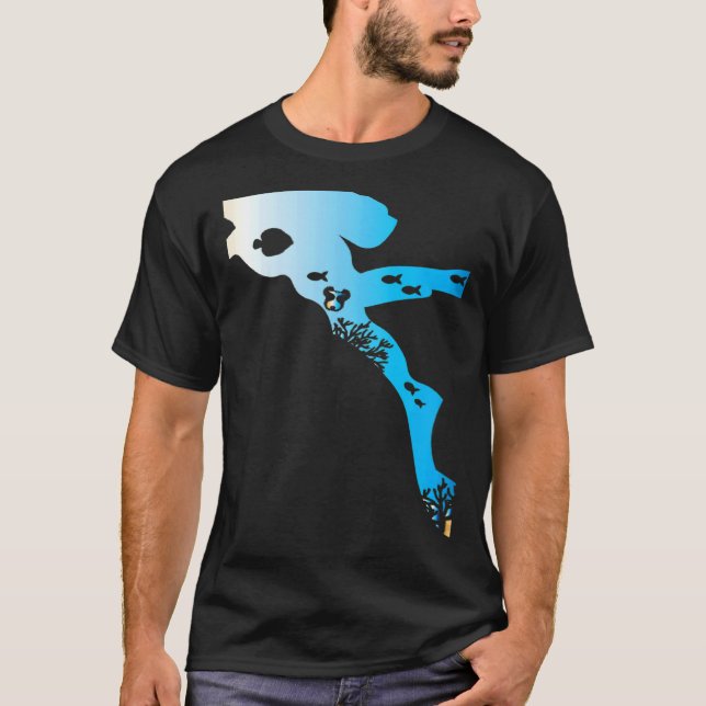 Camiseta Scuba Diving Marine Diver Aquatic Ocean Dive Reefs (Anverso)