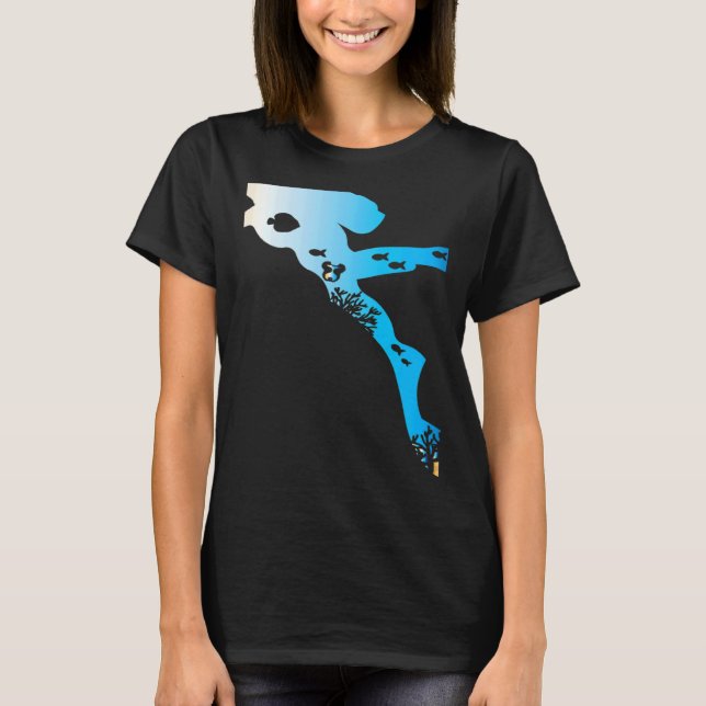 Camiseta Scuba Diving Marine Diver Aquatic Ocean Dive Reefs (Anverso)