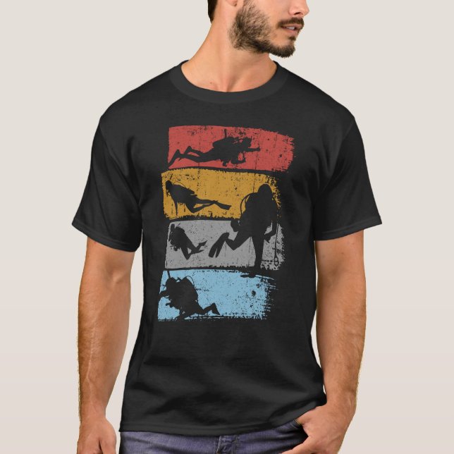 Camiseta Scuba Diving Vintage (Anverso)