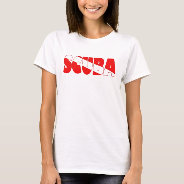 Camiseta Scuba (inglés) (Anverso)
