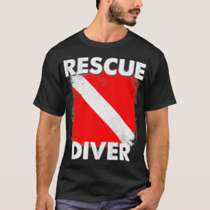 Camiseta SCUBA instructores de buceo de rescate estudiantes
