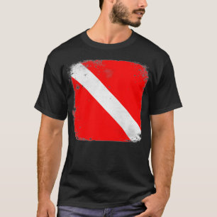 Camiseta SCUBA: instructores de desván de bandera de buceo