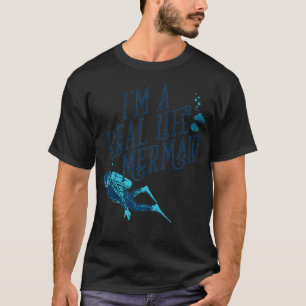 Camiseta Scuba Ocean Swimming Design Im Una Sirenita De La 