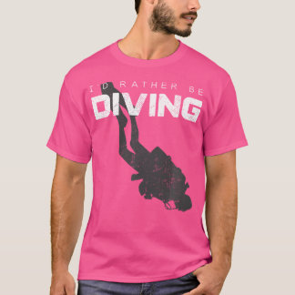 Camiseta Scuba Preferiría Bucear Scuba