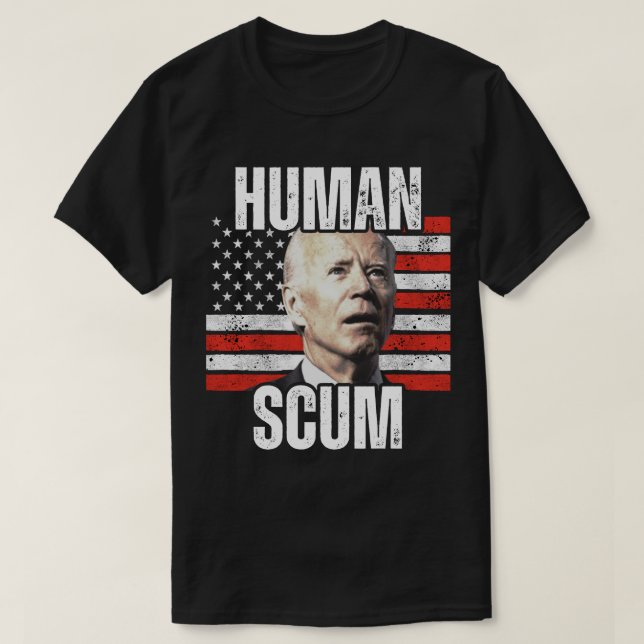 Camiseta Scum humano (Diseño del anverso)