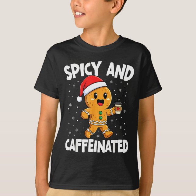 Camiseta Scy And Caffeinated Coffee Women Gingerbread Chris (Anverso)