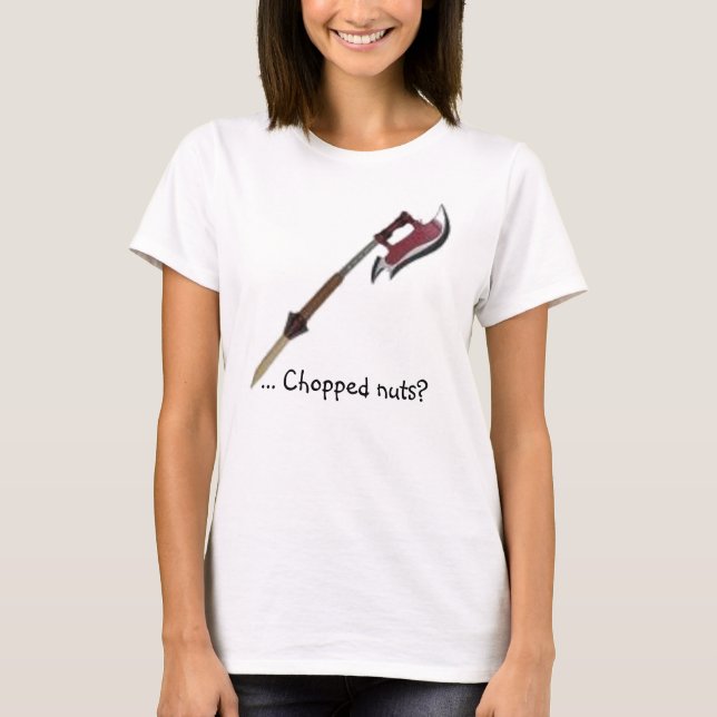 Camiseta scytheslayer... ¿Nueces troceadas? (Anverso)