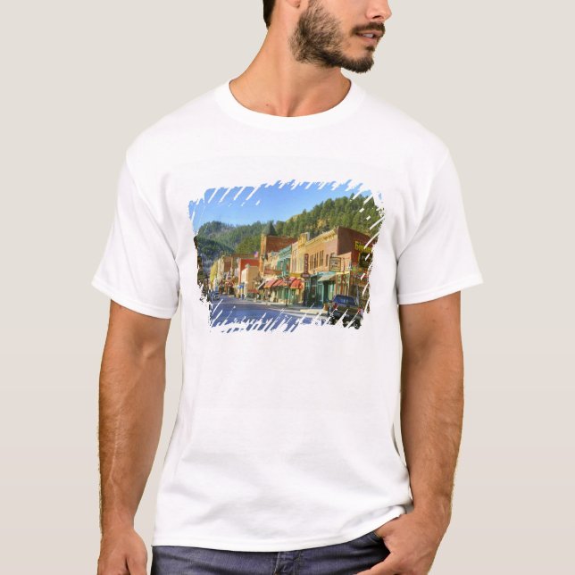Camiseta SD, Deadwood, ciudad histórica dedicada a la miner (Anverso)