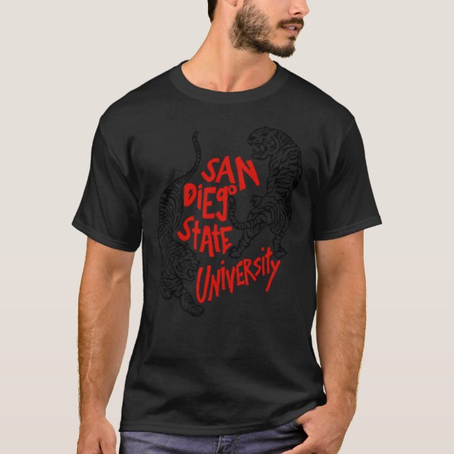 Camiseta sdsu tigers Pegatina (Anverso)