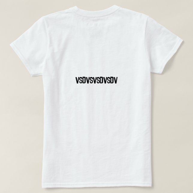 Camiseta sdvsvd (Reverso del diseño)