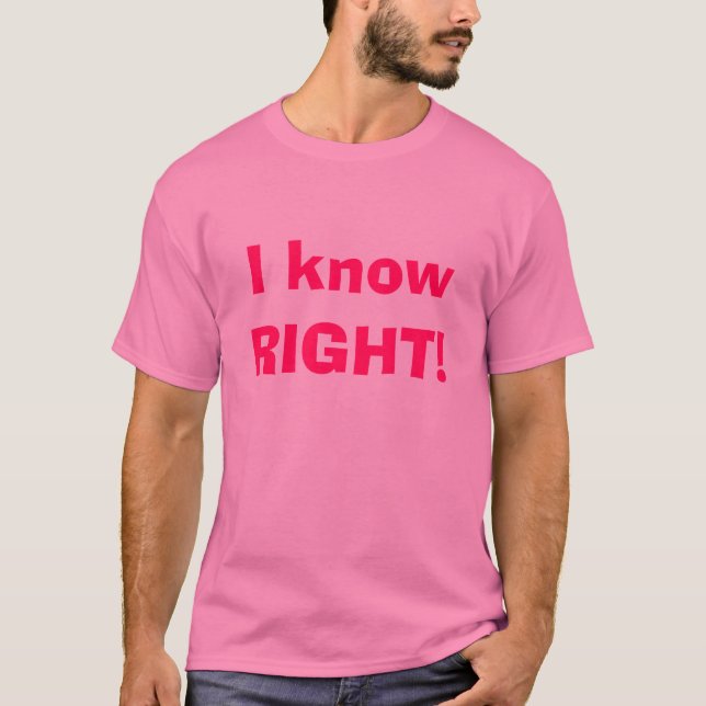 Camiseta ¡Sé A LA DERECHA! (Anverso)