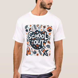 Camiseta Se acabaron las clases, diversión en vacaciones de