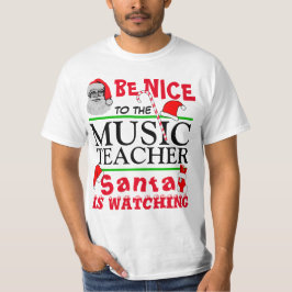 Camiseta Sé agradable con el profesor de música