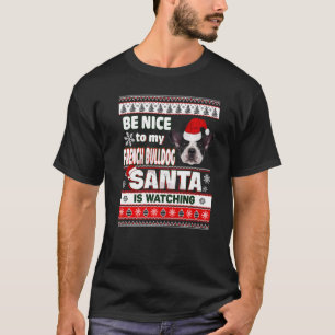 Camiseta Sé Agradable Conociendo A Chris Perro Bulldog De S