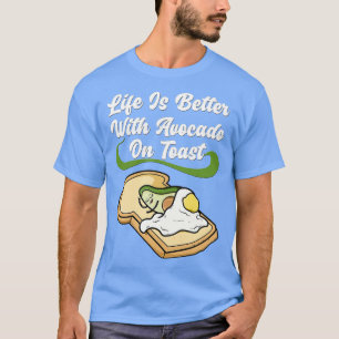 Camiseta Se Aguacate Toast Damen Veganer Vegetarier Classic