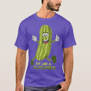 Camiseta Se ajusta como un pepino pepinillo pepino humor de