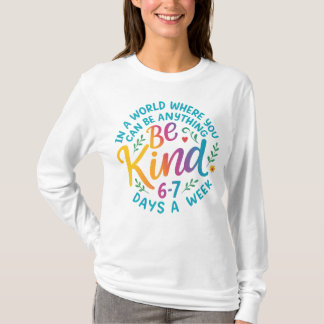Camiseta Sé Amable 6-7 Días a la Semana PNG, Seis Siete 67 