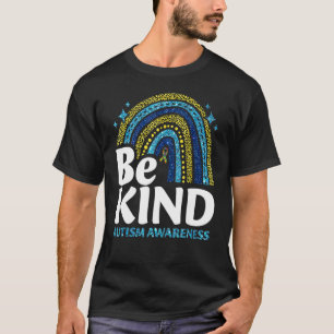 Camiseta Sé Amable Arcoíris Conciencia del Autismo Estampad