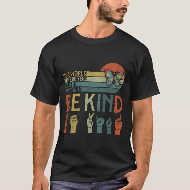 Camiseta Sé amable ASL  (Anverso)