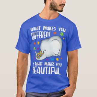 Camiseta Sé amable bebé Elefante Mamá autismo Autismo infan