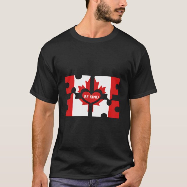 Camiseta Sé amable Canadá (Anverso)
