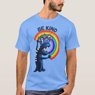 Camiseta Sé amable - Carácter lindo Mensaje positivo arcoir