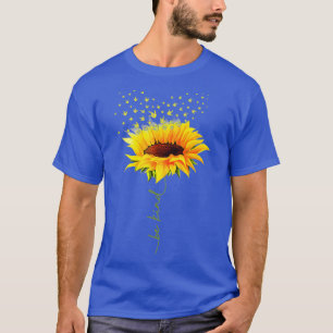 Camiseta Sé amable con el girasol hippie que te amo Rótulo