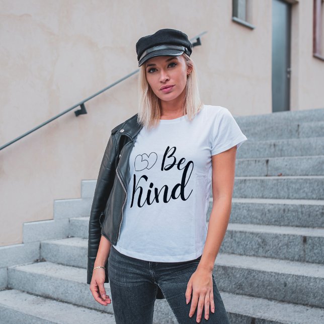 Camiseta Sé amable con las mujeres de TShirts, divertida pr (Subido por el creador)