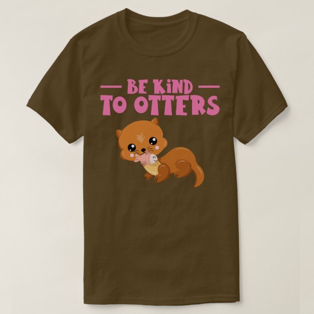 Camiseta Sé Amable Con Las Nueces De Otter Marten Rodents (Diseño del anverso)