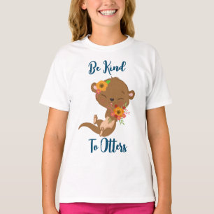 Camiseta Sé amable con las nutrias