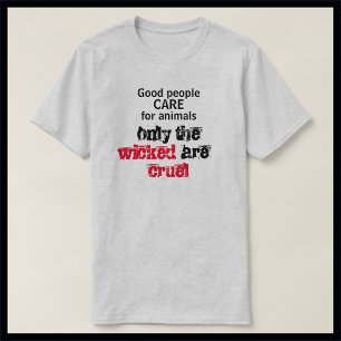 Camiseta Sé amable con los derechos de los animales