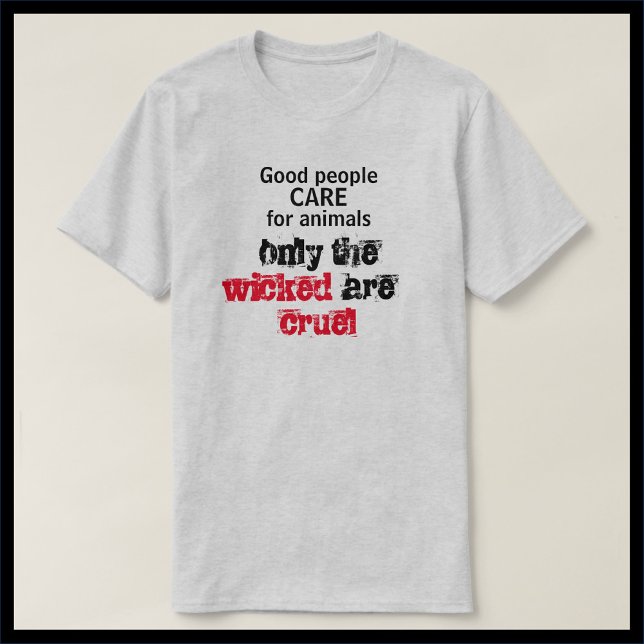 Camiseta Sé amable con los derechos de los animales (Subido por el creador)