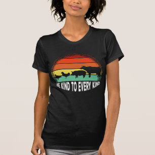 Camiseta Sé amable con todos los derechos de los animales 