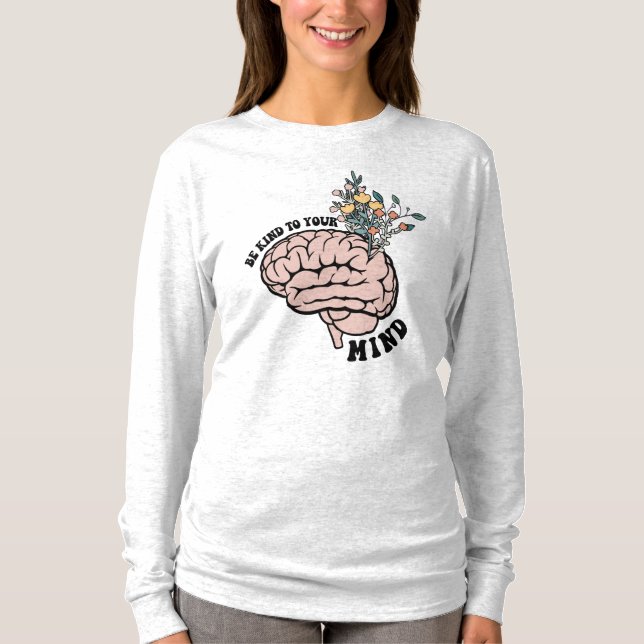 Camiseta Sé amable con tu mente (Anverso)