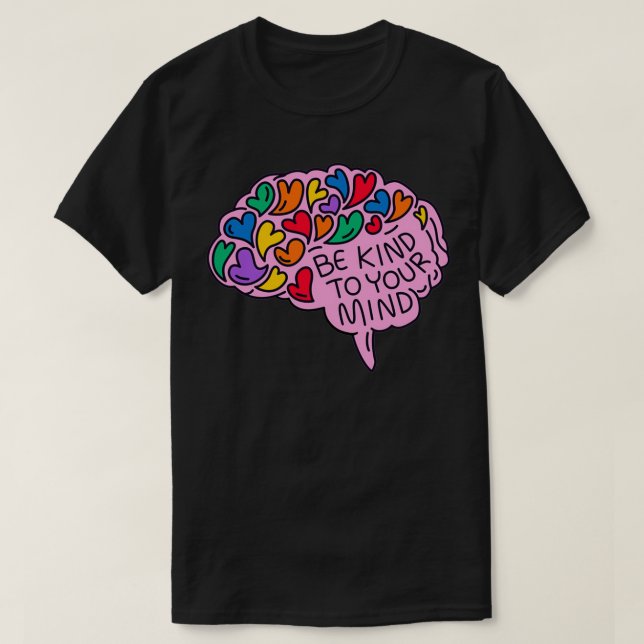 Camiseta Sé amable con tu mente Autism Awareness (Diseño del anverso)