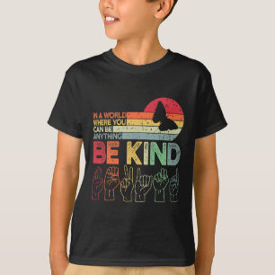Camiseta Sé Amable Conciencia del Autismo Asl Mamá Profesor