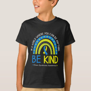 Camiseta Sé Amable Conciencia del Síndrome de Down Octubre