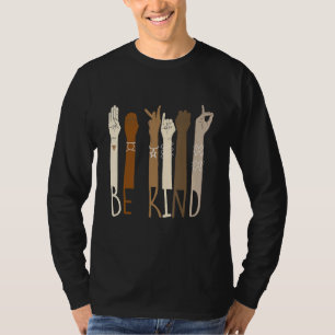 Camiseta Sé amable de apoyar la diversidad igualdad de amor