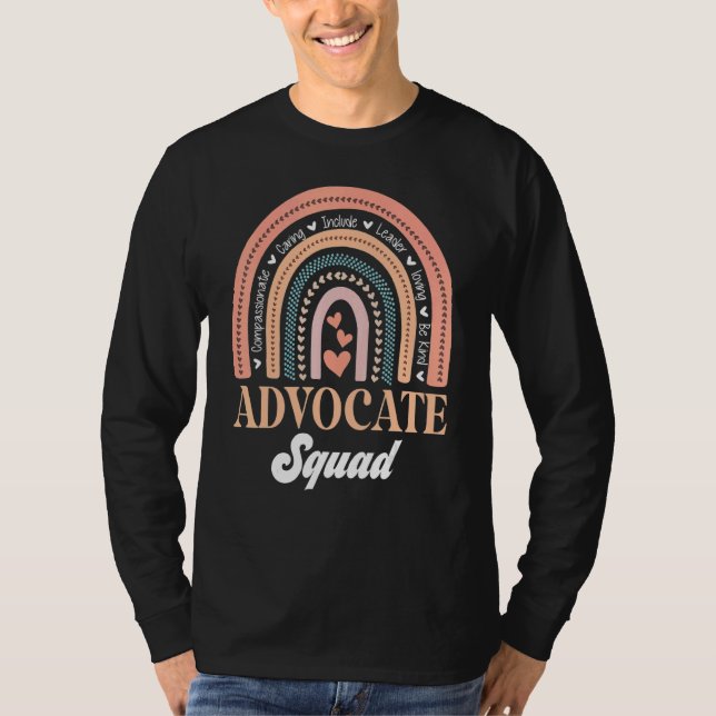 Camiseta Sé amable de incluir profesor de escuadrón de defe (Anverso)