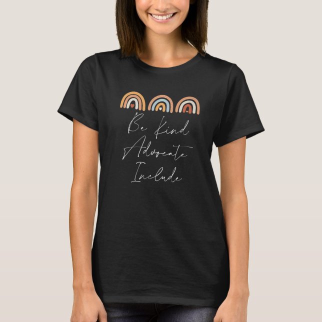 Camiseta Sé amable de incluir profesor de escuadrón de defe (Anverso)