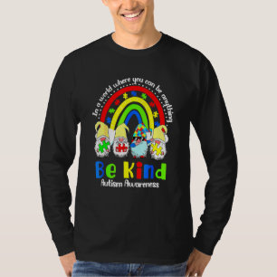 Camiseta Sé amable de la conciencia del autismo mes de luch
