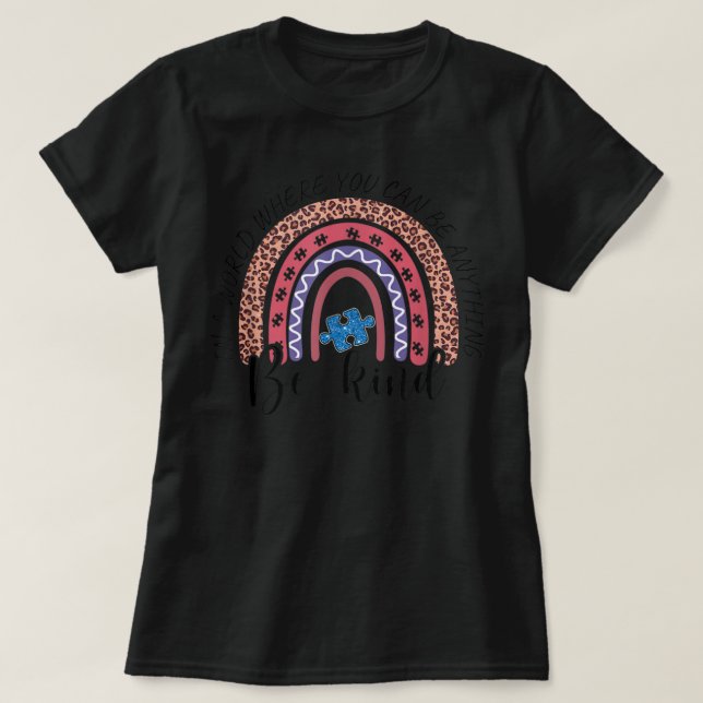 Camiseta Sé amable de las vibraciones Inspiradoras positiva (Diseño del anverso)