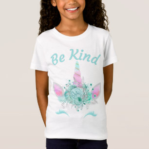 Camiseta Sé amable: Mujeres y niños elegancia Inspiradora